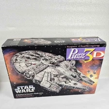 Star Wars Puzz 3D Millennium Falcon 857 Pieces Super Challenging Puzzle NEW NIB