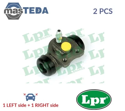 4248 PAIRE DE CYLINDRES DE FREIN ROUE TAMBOUR ARRIÈRE LPR 2 PIÈCES POUR DAEWOO NEXIA,LANOS,ESPERO - Photo 1/4