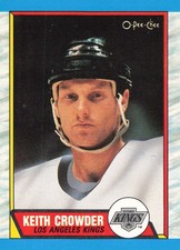Keith Crowder 1989-90 O-Pee-Chee #199 Los Angeles Kings