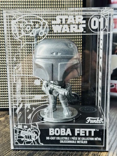 Funko Pop Star Wars Boba Fett Die Cast CHASE