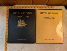 Clipper Ship Prints by Currier and Ives by Fred J. Peters Hardcover Book DJ Nice