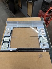 Original 1980 Exidy Tail Gunner II 2 Cockpit Arcade Molded Plexiglass Bezel image