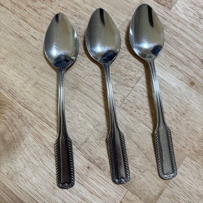 Rogers Stainless Korea Vintage Replacement Flatware 3 Piece Set Salem Pat Rare