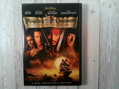 Pirates of the Caribbean Curse of the Black Pearl DVD 2003 2-Disc Collector's