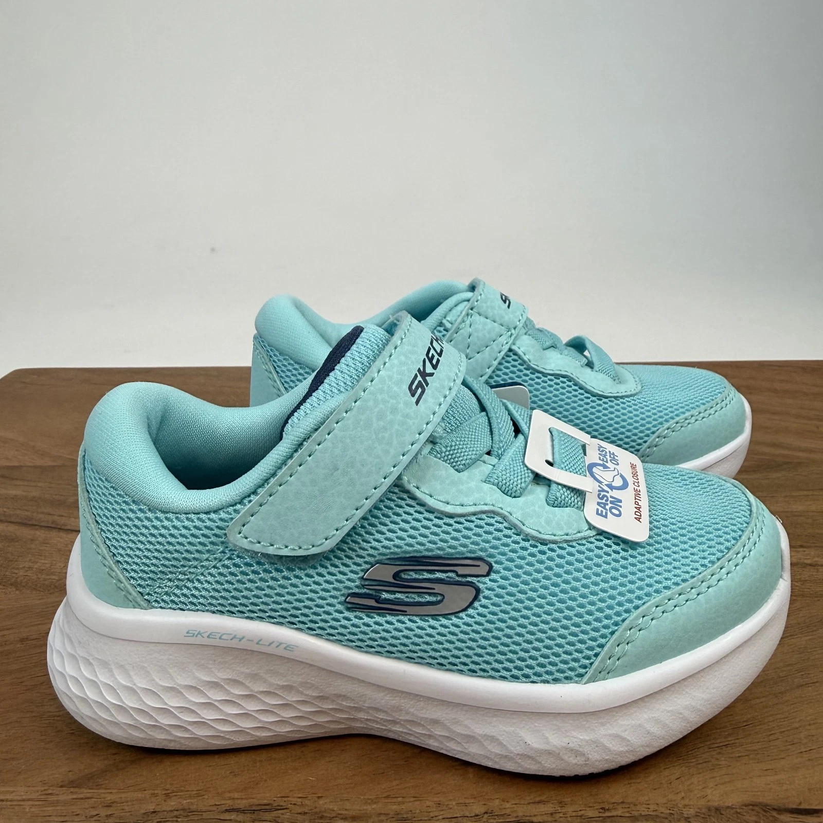 New Little Kids Skechers Skech-Lite Pro Mint Mesh Casual Sneakers Size 8 C NIB