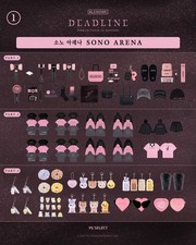 BLACKPINK WORLD TOUR DEADLINE GOYANG MERCH OFFICIAL PHOTOCARD MD BLINK KPOP IDOL