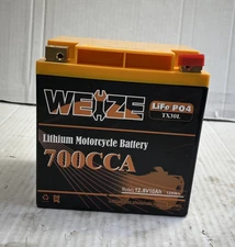 Weize 12.8V 10Ah Lithium Motorcycle Battery