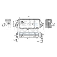 Meat & Doria LadeluftküHler KüHler Ladeluft LLK FüR KIA Sportage 1.7 Crdi SL