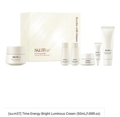 SUM37 SU:M 37 Time energy Bright Luminous Cream 50ml Special Set K-beauty