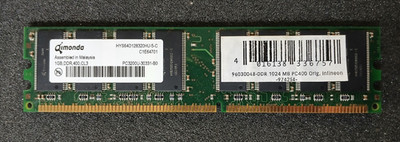 Qimonda/Infineon UDIMM 1GB, DDR-400, CL3 (HYS64D128320HU-5-C)