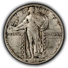 1917 Ty-2 25c Standing Liberty Silver Quarter - Type 2 - XF - SKU-Y6795