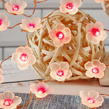 Garden D cor Solar Outdoor Flower Lights Cherry Blossom Solar D cor Garden Fairy