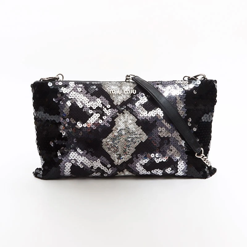 Miu Miu Crystal Bag | ShopStyle Miu Miu Sequin CrystalClutchBag