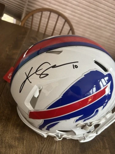 New ListingKhalil Shakir Autographed Buffalo Bills Football Helmet Original Signed