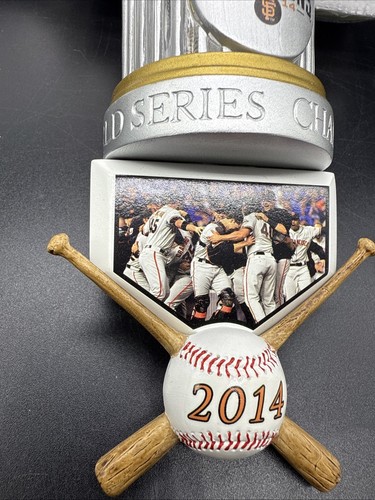 San Francisco SF Giants 2014 Bradford Exchange Commemorative Trophy Ornament COA - Picture 6 of 8