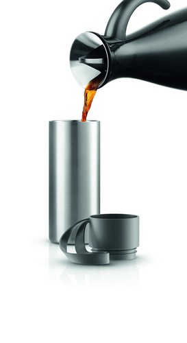 567461 Flask (Grey, Stainless Steel, Plastic, Silicone, Stainless Steel) - Picture 3 of 6