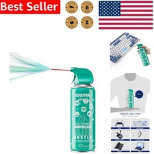 Compressed Air Duster Electronics Keyboard Cleaner - 10oz Powerful Air Spray ...