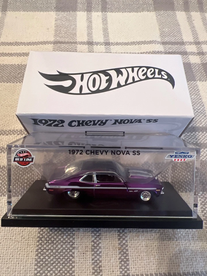 Hot Wheels RLC 1972 Chevy Nova SS Spectraflame Purple - Image 2 of 4