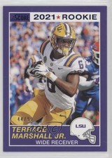 2021 Chronicles Draft Picks Score Retro Blue 44/99 Terrace Marshall Jr #70 7m3