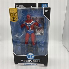 McFarlane DC Multiverse COMMANDER STEEL Action Figure Gold Label 2024