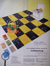PUBLICITÉ LINOLEUM VARIEZ A