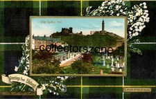 Edinburgh The Calton Hill Campbell Tartan Raphael Tuck Glosso Tartan series