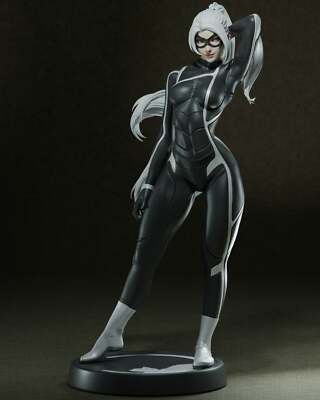 Black Cat V1 (Fan Art) Skulptur - Maßstab 6 oder 12 (328 - 164 mm) - 3D Druck