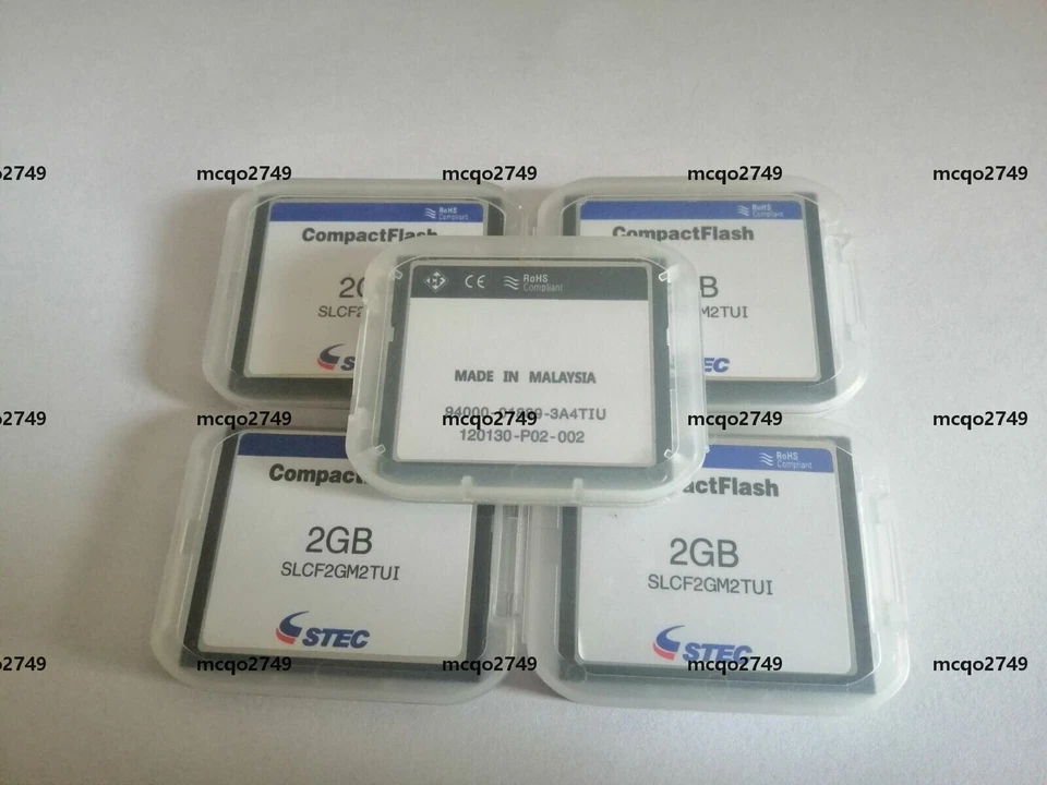 5X STEC 2GB CompactFlash CF Card 2GB CF Memory Card - Image 2 of 2