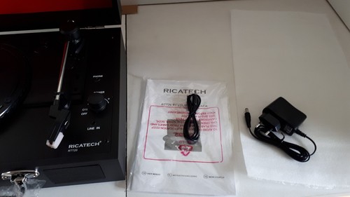 Ricatech RTT20 Revolution schwarzer Koffer-Plattenspieler - Bild 5 von 9