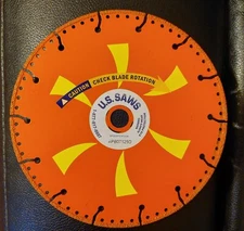 US SAWS 7″ X .125″ X 7/8″ TIGER TOOTH BLADE APB07125D