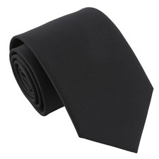 Men's Plain Twill Formal Wedding Classic Tie + Optional Matching Pocket Squares