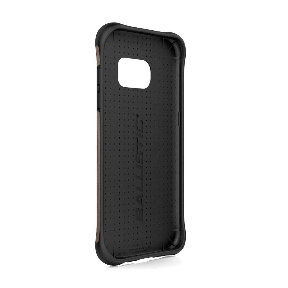 Funda Ballistic Urbanite Select Samsung Galaxy S7 Edge - Negra/Madera de fresno oscuro Foto 4 de 4