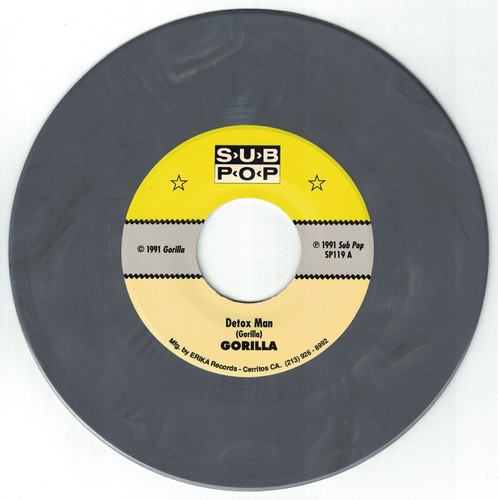 Gorilla "Detox Man" b/w "Sober" 7" Sub Pop Singles Club - Picture 2 of 5