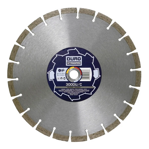 Duro Concrete Diamond Blade Kerbs Beams Lintels Paving Flags DU/C 100mm - 350mm - Image 1 of 1