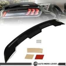 Glossy Black Trunk Spoiler Wing For 2015-2020 Ford Mustang GT350 GT500 Style ABS