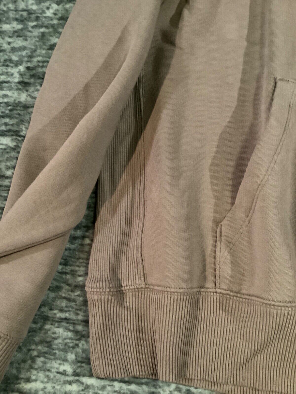 Victoria's Secret Pink Oversized Hoodie + Leggings Set Iced Coffee Silver L XL