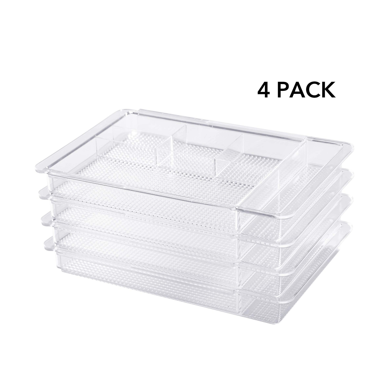 Oubonun Expandable Drawer Organizer 11.1” to 19.2” Width, Shallow C.