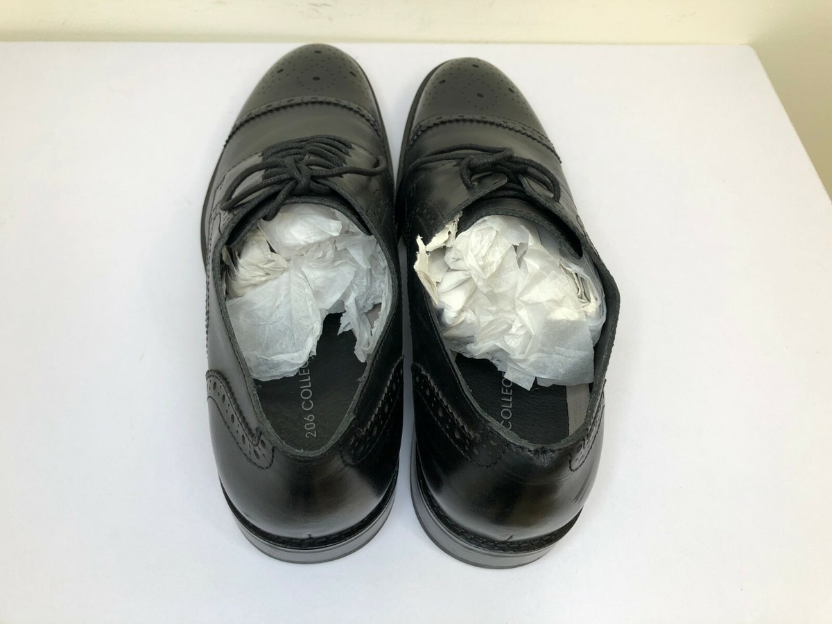 206 Collective Black Leather Shoes. 206 Collective Men main image 3