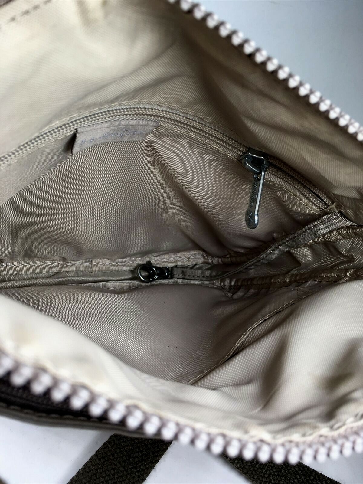 Kipling Women’s Beige Nylon Crossbody Shoulder Bag Gem