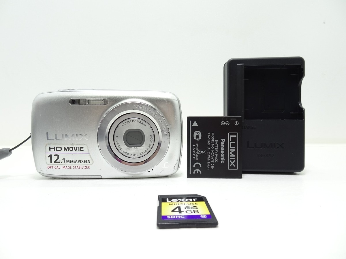 Panasonic LUMIX DMC-S1 Compact Digital Camera Silver with 