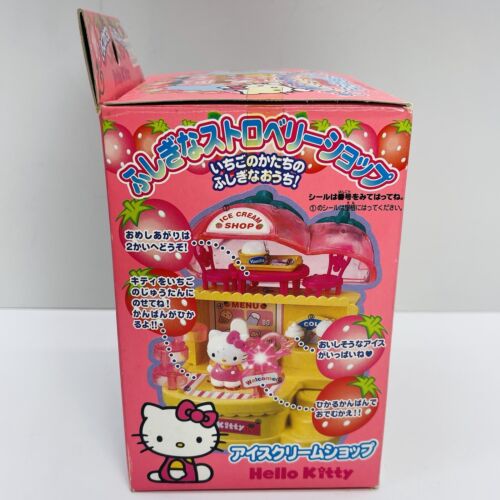 Vintage 1999 Hello Kitty ICE CREAM SHOP Mini Figure Play Set SANRIO Toho - NEW - Picture 8 of 16