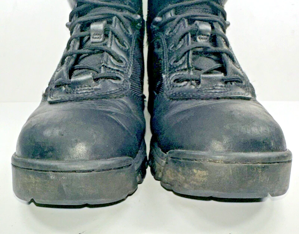 Bates Black Tactical 8” Side Zip Boots E02700 Hiking Military Women's Size 9.5 - Image 3 of 4