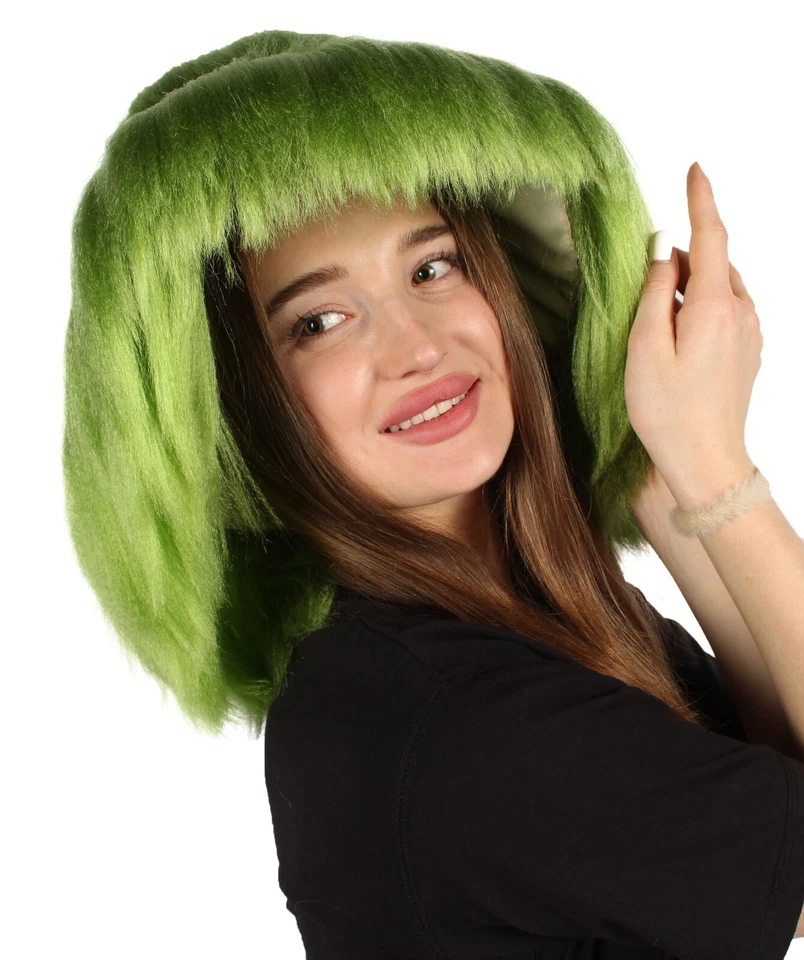 Adult Unisex White Furry Bucket Hat Cosplay Accessory | HA-039 - Image 4 of 4