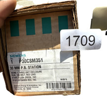 Siemens P30CSM351 30 MM Push Button Station