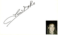 Eric DaRe Signed Auto 3x5 Index Card Twin Peaks