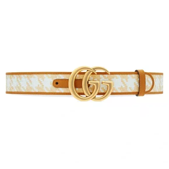 Ceinture pied de poule Gucci GG Marmont 70 28 neuve