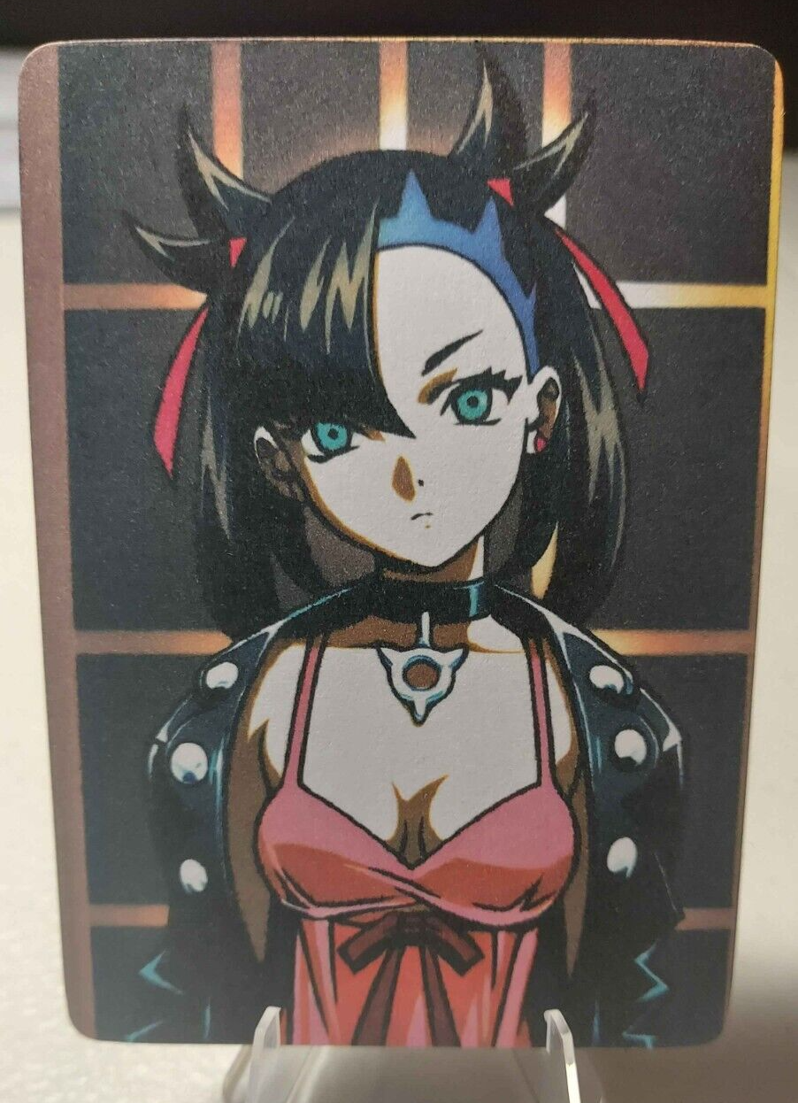 Marnie Full Art Goddess Story Pokemon Waifu Trading Card