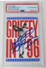 Ken Griffey Jr. HOF Signed Autograph Auto 1996 Nike "..In 96" Promo Card PSA
