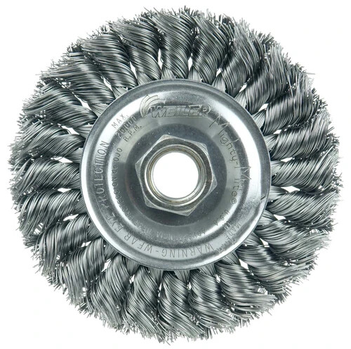 4" Twist Knot Wire Wheel BY WEILER (MADE IN THE USA) 13120 - Picture 1 of 4