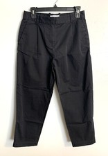 Everlane Women's Black The Slouchy Chino Dress Pant Crop 4x24